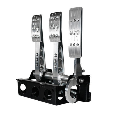 Pro Race V2 Floor Mounted Cockpit Fit 3 Pedal System - Silver
