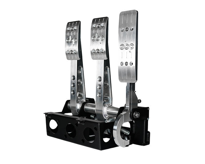 Pro Race V2 Floor Mounted Cockpit Fit 3 Pedal System - Silver