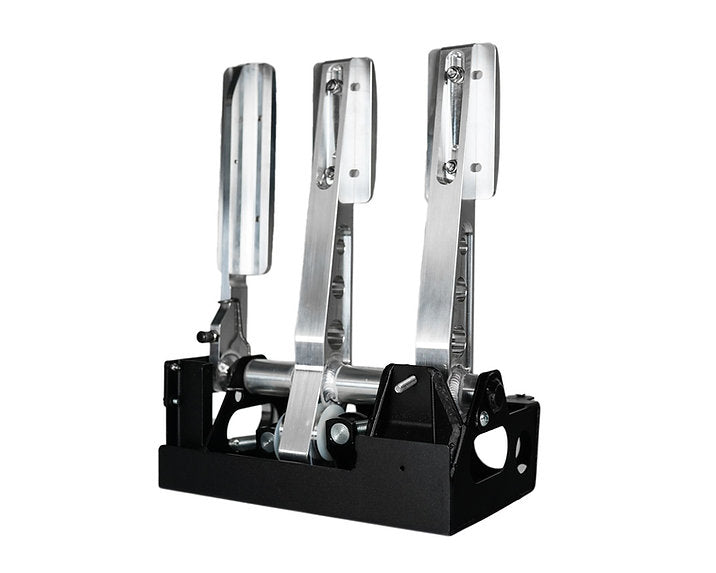 Pro Race V2 Floor Mounted Cockpit Fit 3 Pedal System - Silver