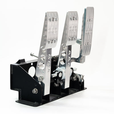 Pro-Race V2 Kit Car Floor Mounted 3 Pedal System (Hydraulic Clutch) - Silver