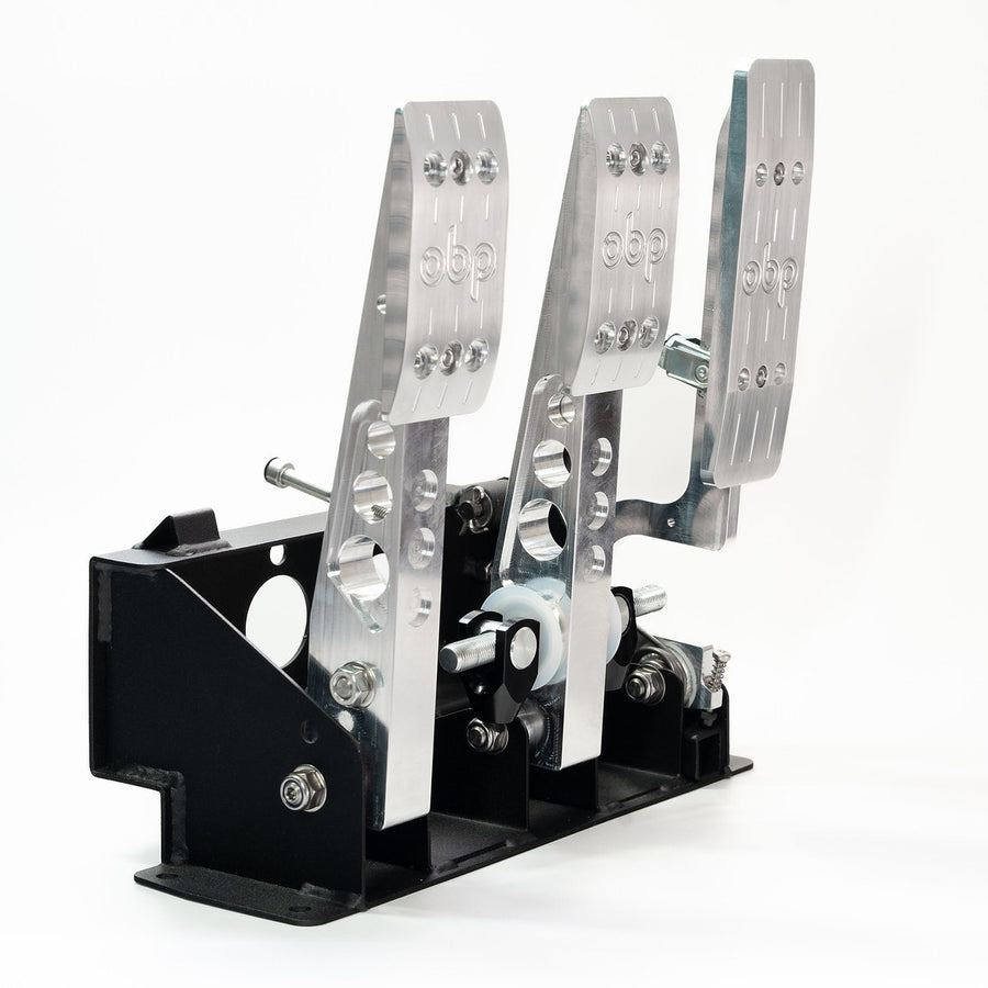 Pro-Race V2 Kit Car Floor Mounted 3 Pedal System (Hydraulic Clutch) - Silver