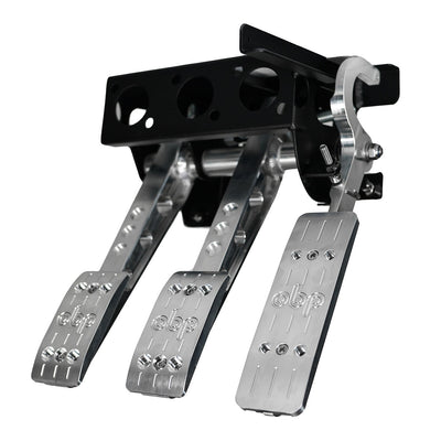 Pro-Race V2 Top Mount/Underslung Cockpit Fit 3 Pedal System - Silver