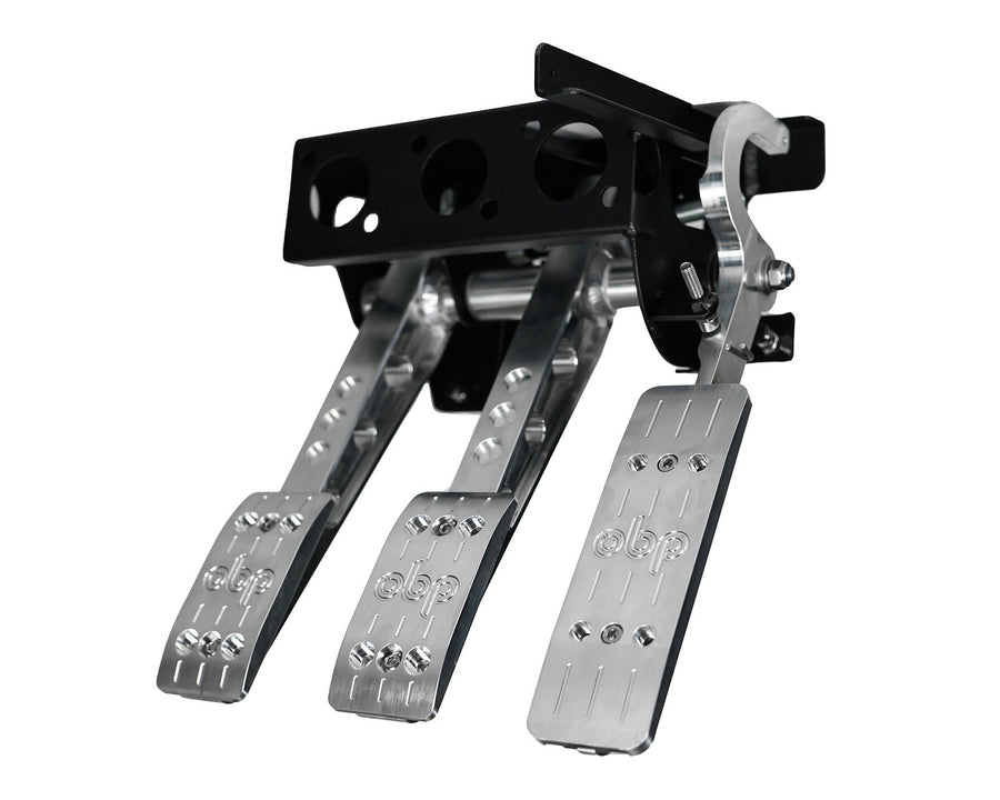 Pro-Race V2 Top Mount/Underslung Cockpit Fit 3 Pedal System - Silver