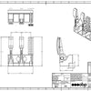 Victory + Kit Car Floor Mounted 3 Pedal System (Hydraulic Clutch) - Mild Steel Reinforced Pedals