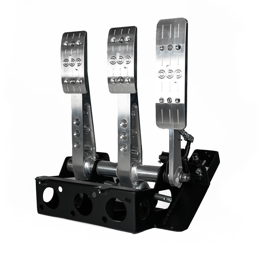 Track-Pro V2 Floor Mounted 3 Pedal System, Angled Cradle Box