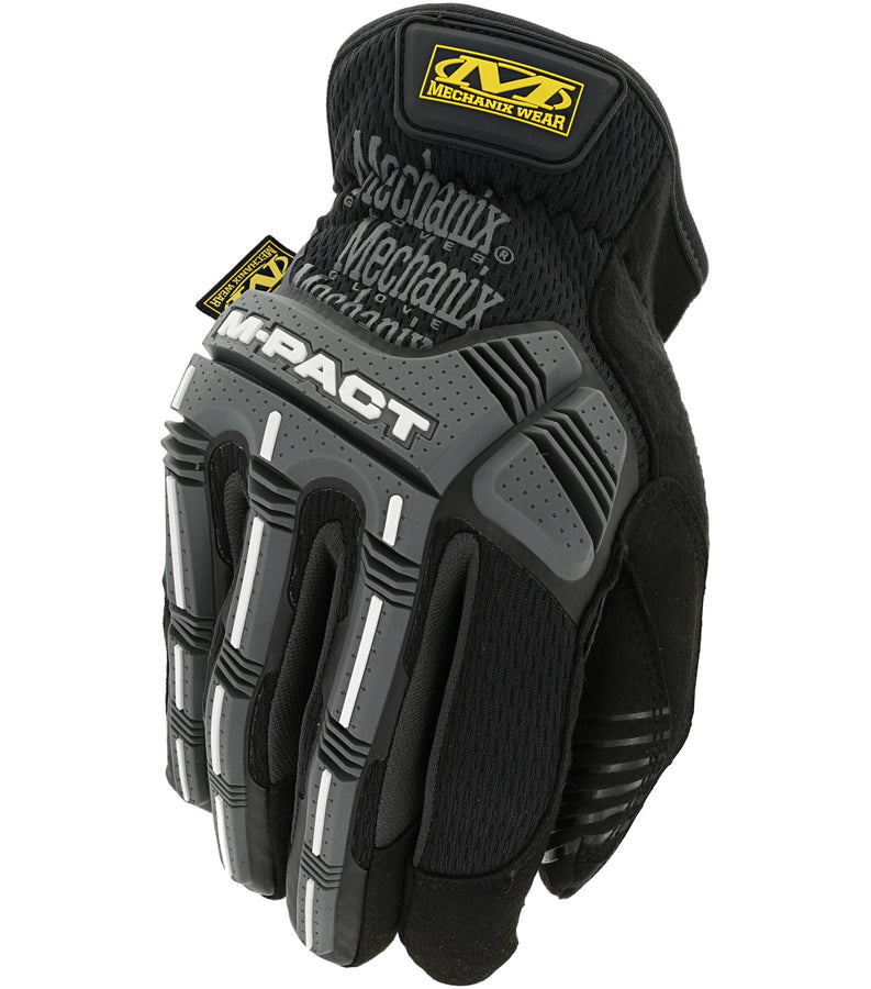 MECHANIX M-PACT OPEN CUFF BLACK GLOVES - PAIR