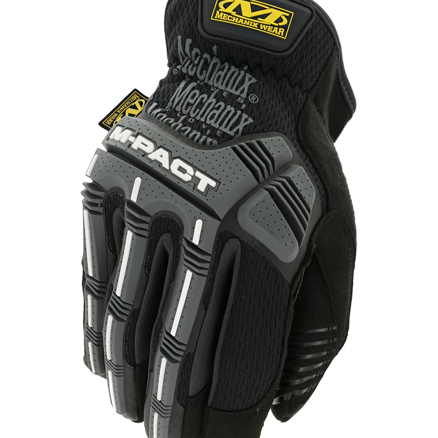 MECHANIX M-PACT OPEN CUFF BLACK GLOVES - PAIR