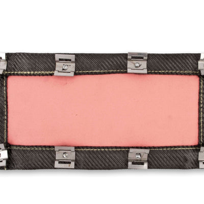 CLAMP ON EXHAUST HEAT SHIELD (TITANIUM OR CARBON FIBRE)