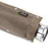 CLAMP ON EXHAUST HEAT SHIELD (TITANIUM OR CARBON FIBRE)