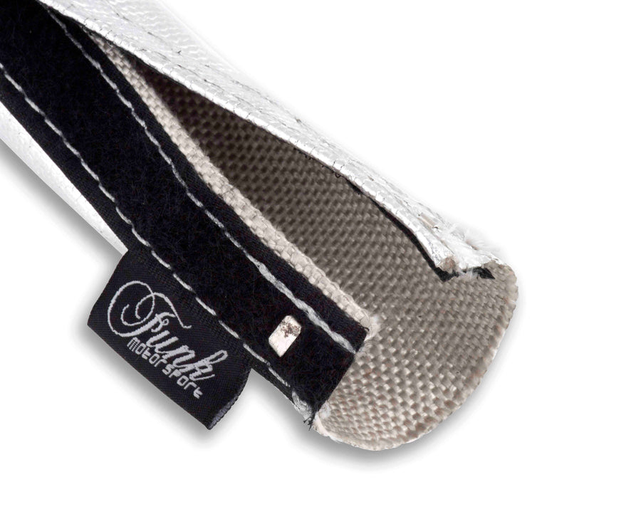 Silver Velcro heat sleeving